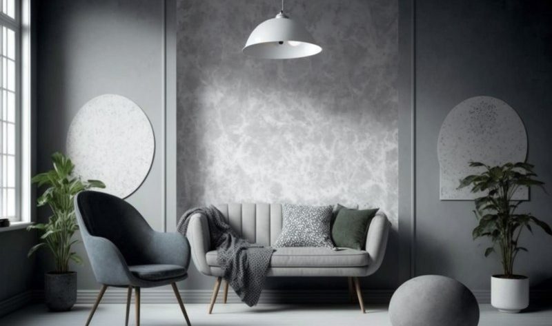 Najlepsze pomysły na wystrój salonu z szarymi ścianami: Inspirujące zdjęcia nowoczesnych wnętrz.